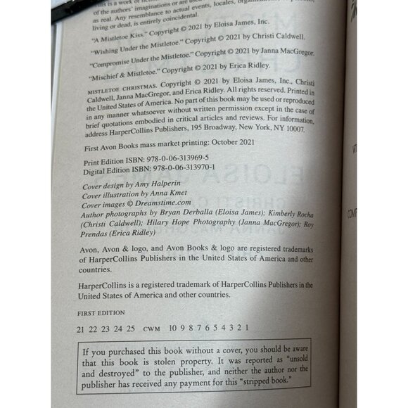 Mistletoe Christmas Anthology by Eloisa James & More - Picture 4 of 5